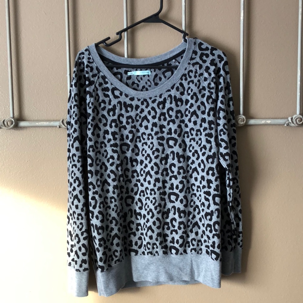 Long Sleeve Animal Print Shirt
